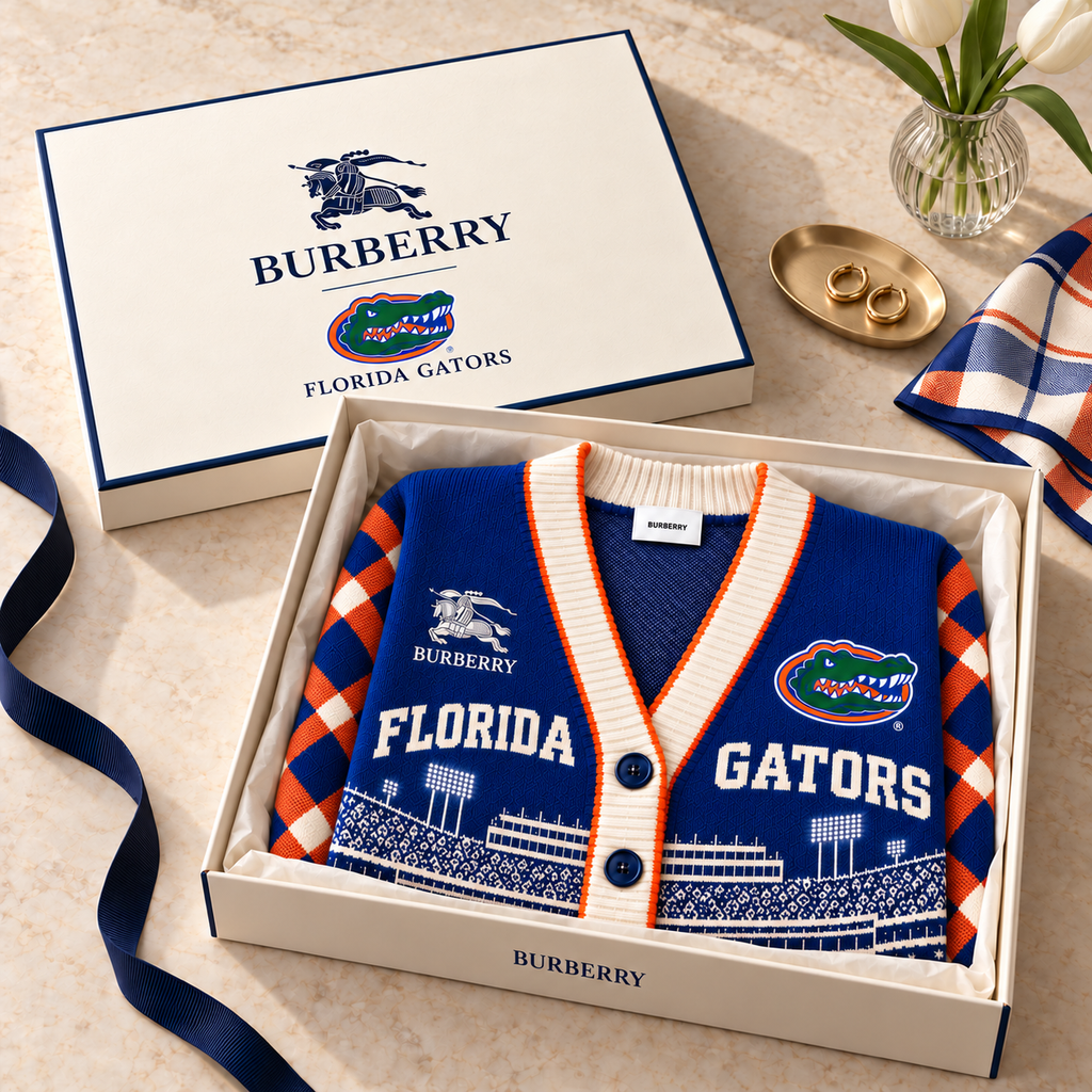 FGT Check Wool Blend Cardigan DNBN