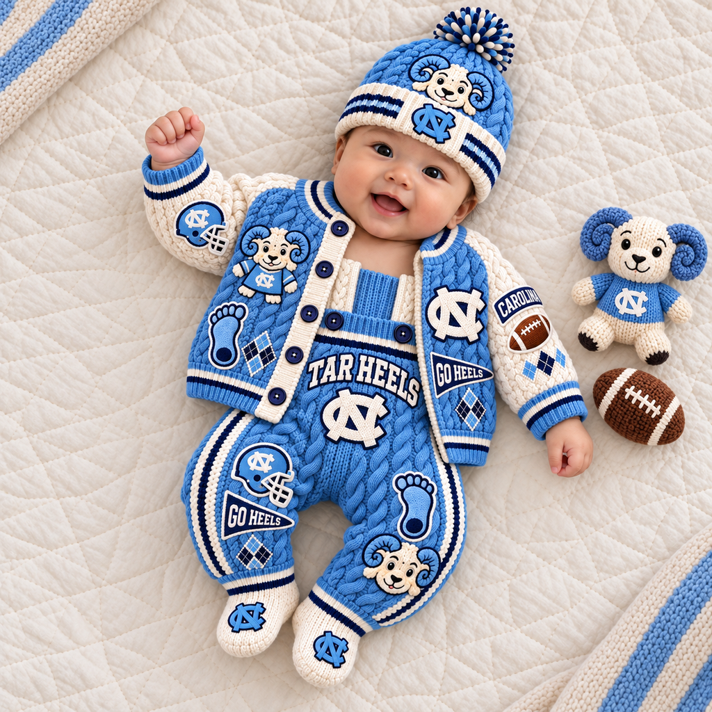 Premium UNC Knit Outfit Set TTMH
