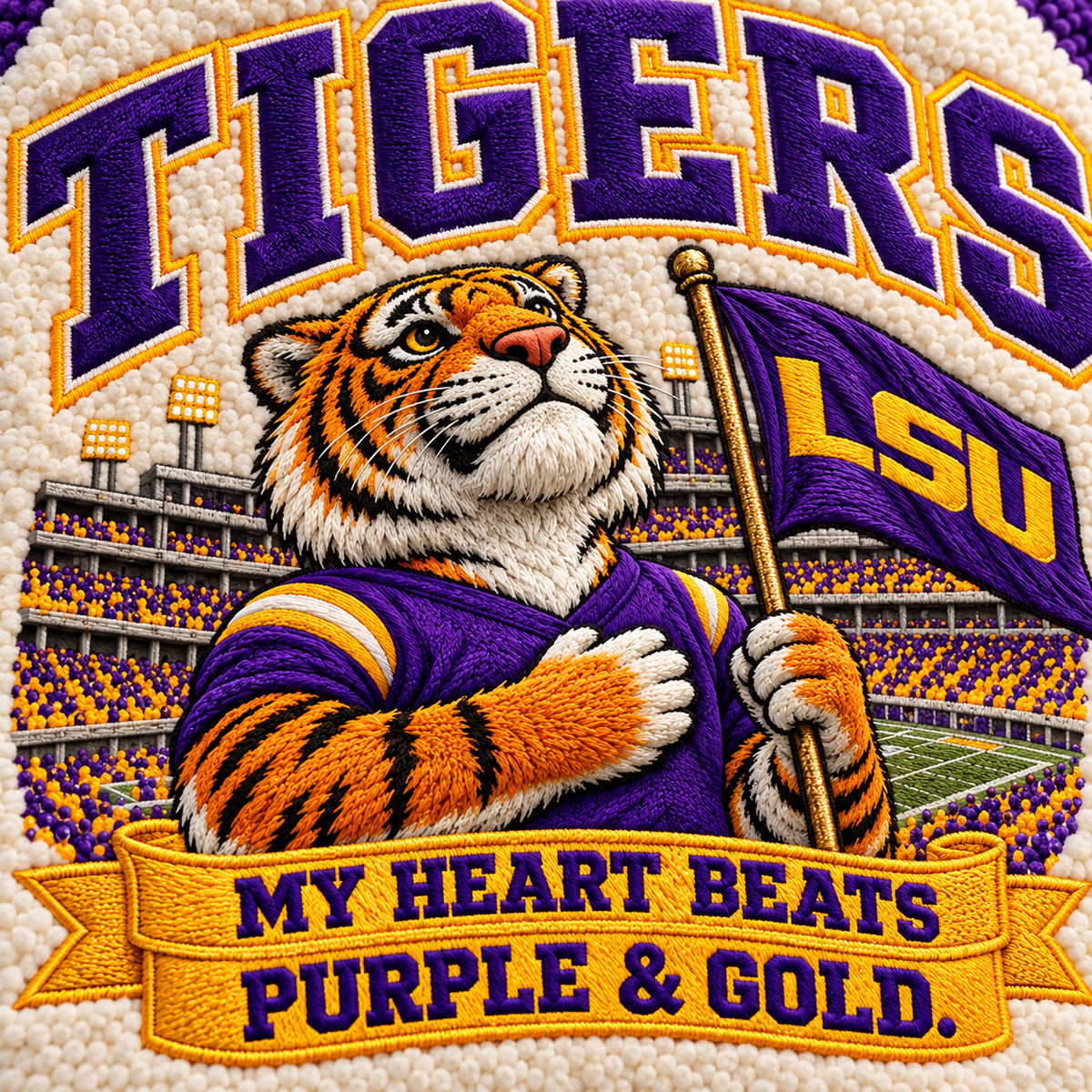 LSU Special Fleece Jacket TTTT
