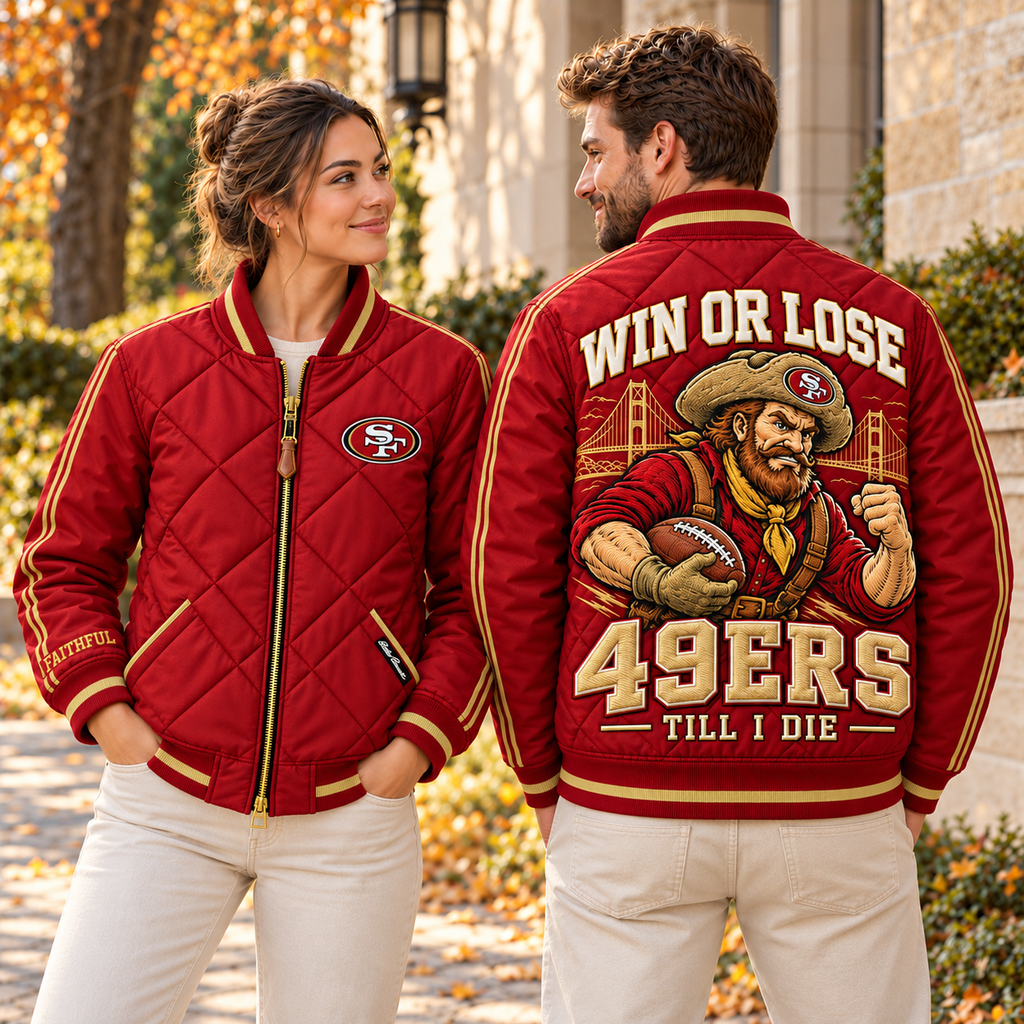 SF49 Premium Classic Quilted Bomber Jacket TMH