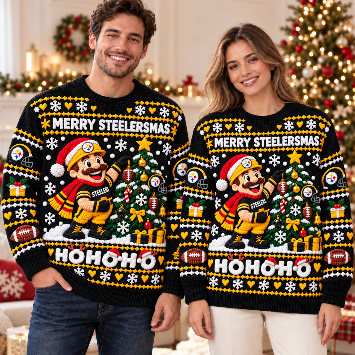 PBS Premium 3D Christmas Sweater TMH