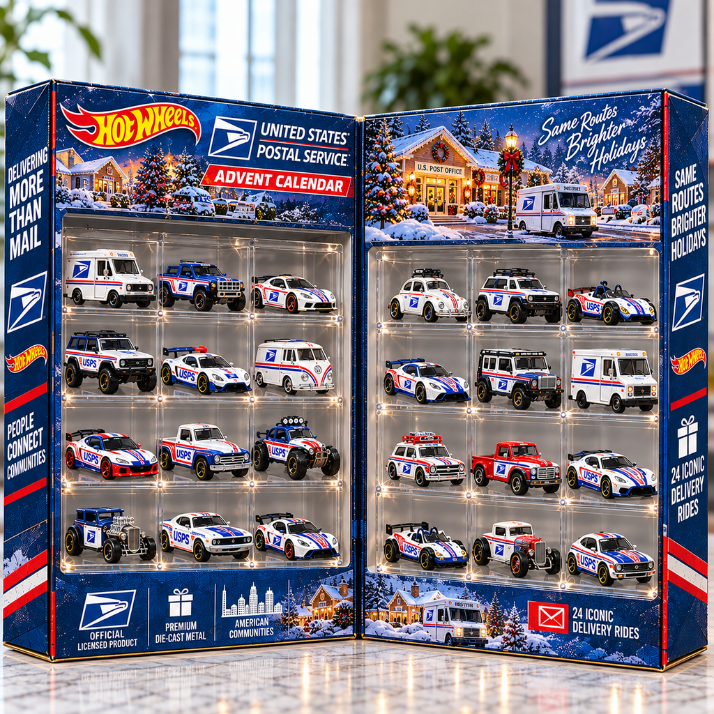 USPS Premium Mini Car Advent Calendar NTNA
