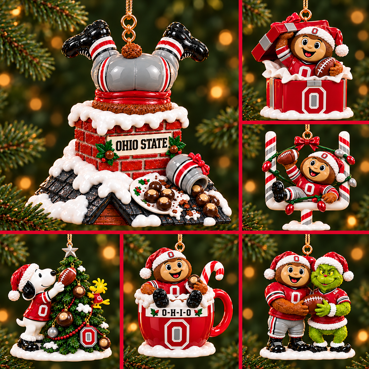 OSB Premium Christmas Tree Ornament Set TMH