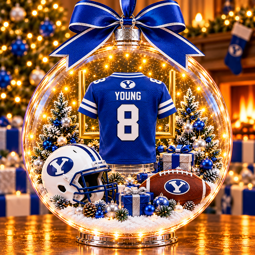 BYU Christmas Ball Ornament PNPA