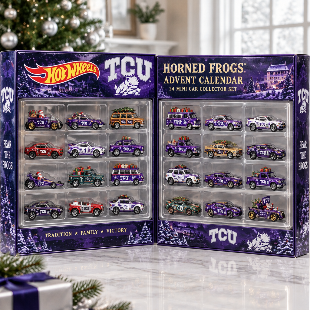 TCU Horned Frogs Premium Mini Car Advent Calendar