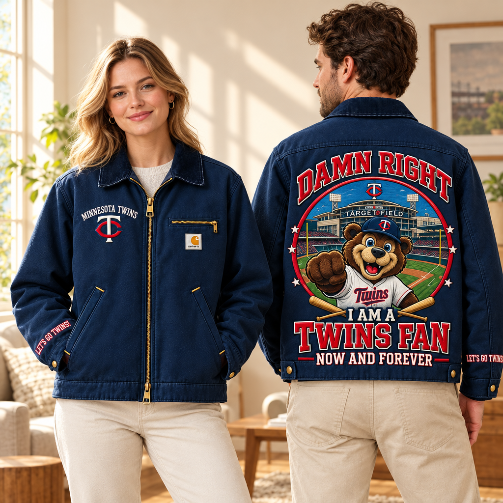 Baseball Minnesota Twins Embroidered Detroit Jacket