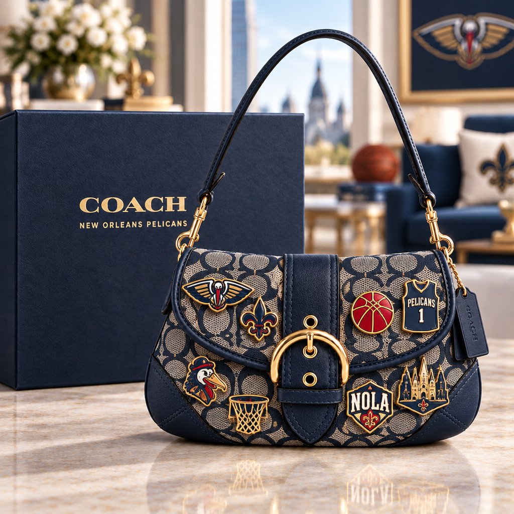 New Orleans Pelicans Soho Bag With Charm