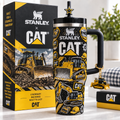 Cat Caterpillar 40oz Tumbler With Handle TTNL