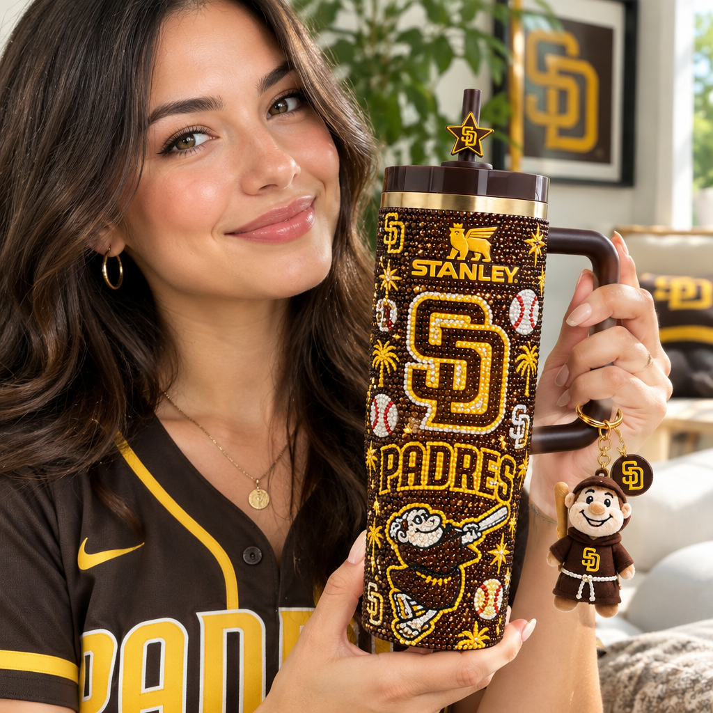 San Diego Padres 40oz Tumbler With Handle TTNL