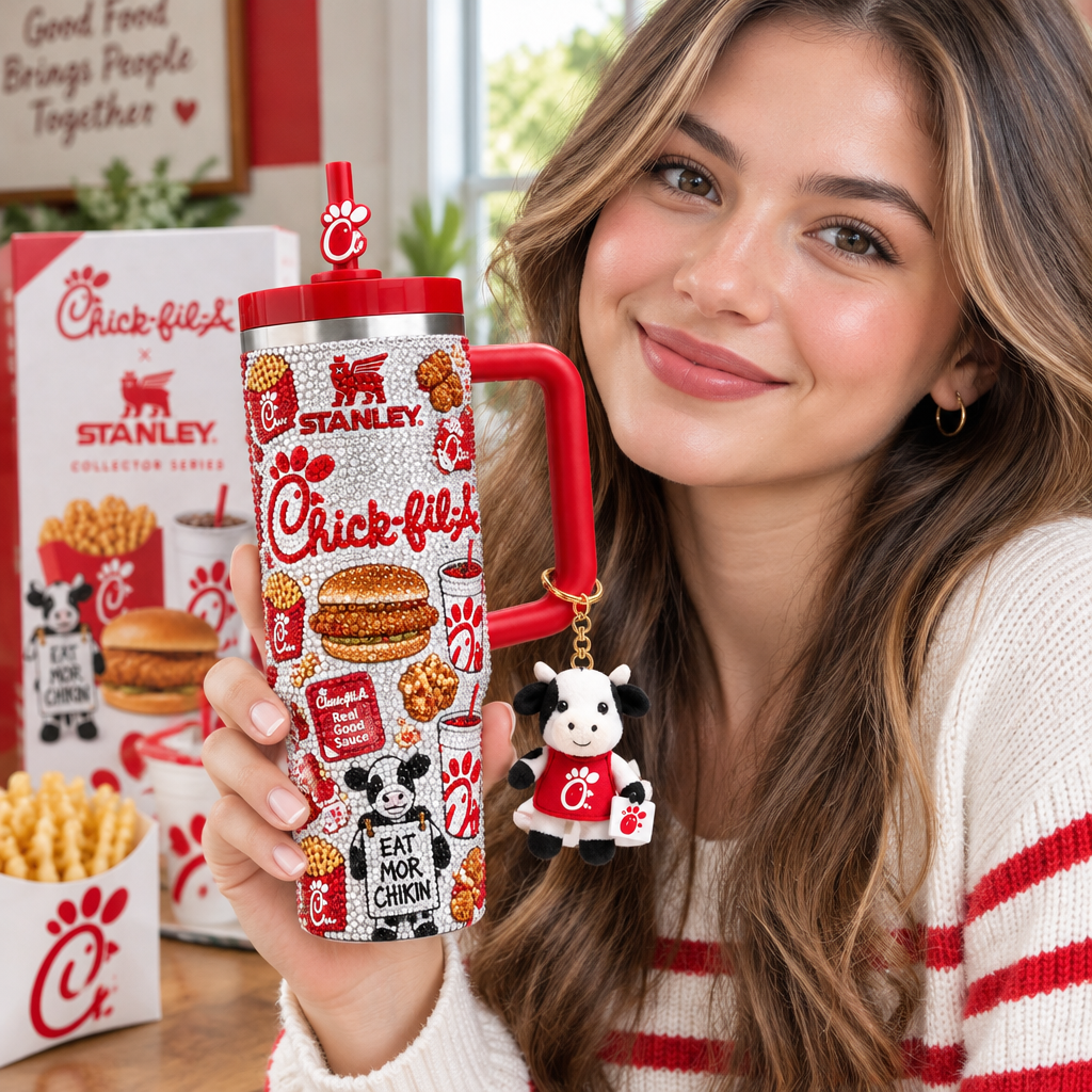 Chick Fil A 40oz Tumbler With Handle TTNL